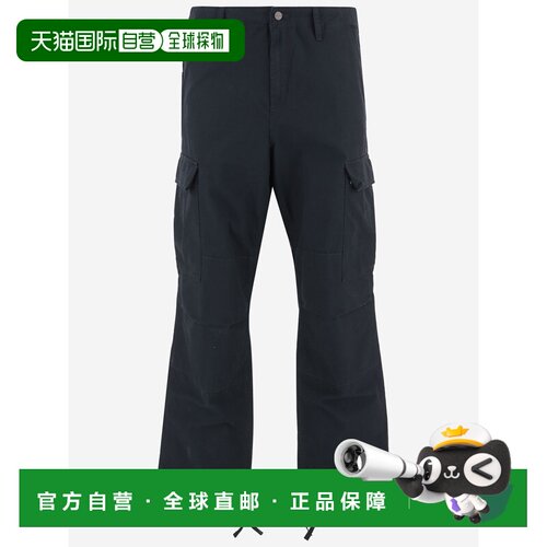 1h可退 香港直邮CARHARTT WIP 男士休闲裤 I032467J002 AW2025 黑