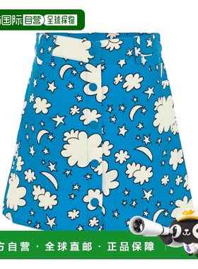1h可退 香港直邮Stella McCartney 带云朵印花半身裙 TX7A61Z3081