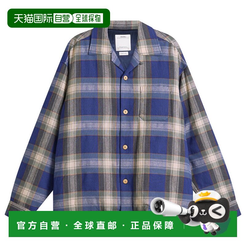 香港直邮Visvim 维斯维木 男士 Keesey Down 格纹衬衫式夹克 0125