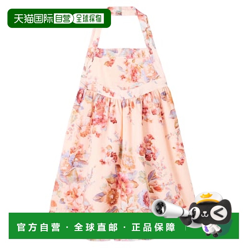 1h可退 香港直邮ZIMMERMANN 女童 Awaken 花朵棉质连衣裙童装