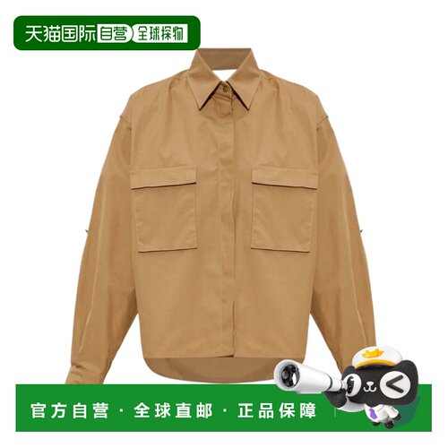 香港直邮MAX MARA 女士衬衫 1111046206NEUTRALS SS2026 卡其色