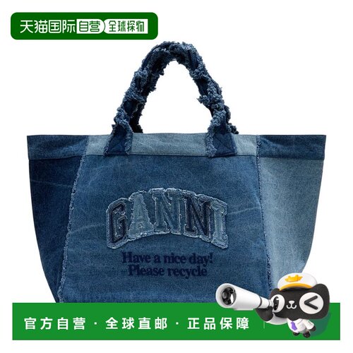 香港直邮GANNI甘尼XXL女士托特包 【付后1h可退】