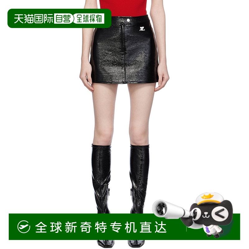 香港直邮Courreges Reedition 徽标细节半身裙 PERCJU001VY0014