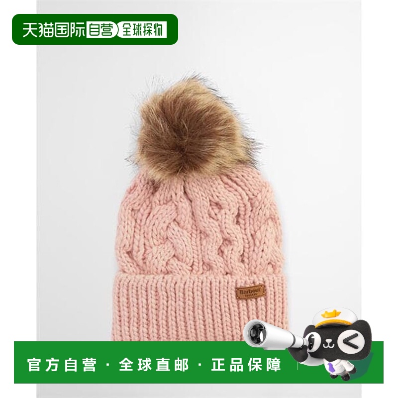 1h可退 香港直邮Barbour 巴伯尔 女士 Penshaw 粗线针织小便帽