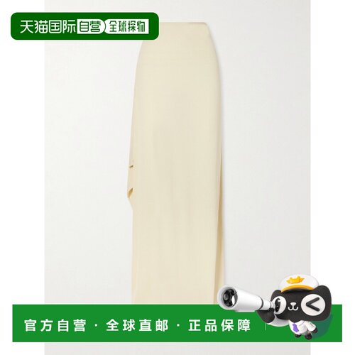 1h可退 美国直邮The Row 女士 Dione 垂褶缎面长款半身裙 10969K5
