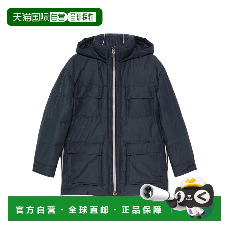 香港直邮Brunello Cucinelli 长袖羽绒服 MG5017784鹅绒连帽