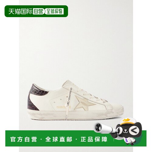 香港直邮GOLDEN GOOSE 女士 皮质星星运动鞋 GWF00102F007505