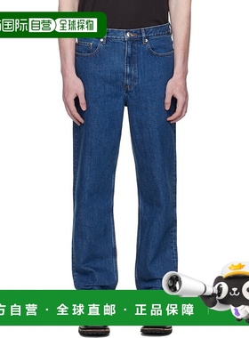 1h可退 香港直邮A.P.C. 男士 蓝色 Martin 牛仔裤 COHTDH09121