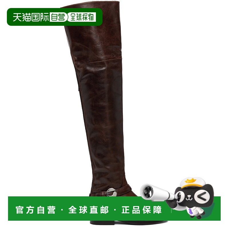 香港直邮Coperni 女士 棕色 Belt High Cavalier 高筒靴 COPSH93F