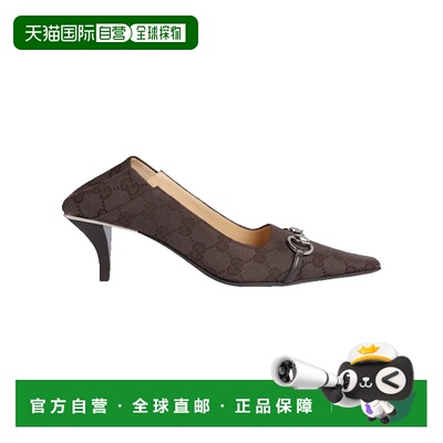 1h可退Gucci 古驰 女士 Horsebit-embellished canvas-jacquard高