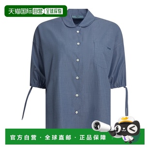 牛仔布衬衫 1h可退 女士 普拉达 P427JR15COF000 香港直邮Prada