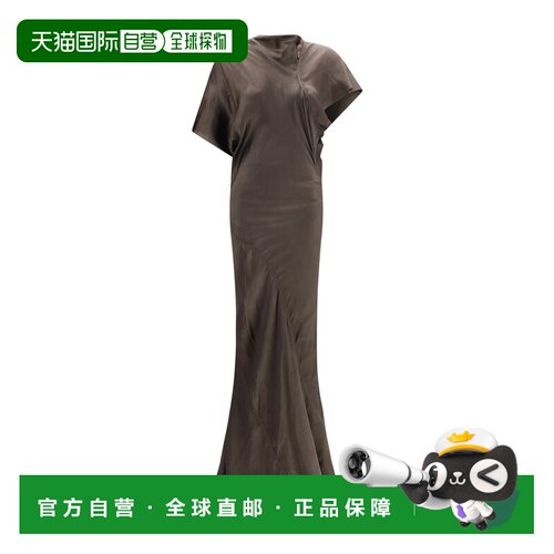 1h可退 香港直邮RICK OWENS 女士连衣裙 RP01F650078 SS2026 棕色