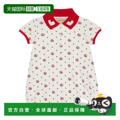 自营Gucci 徽标连体衣 718010XJE3F短袖