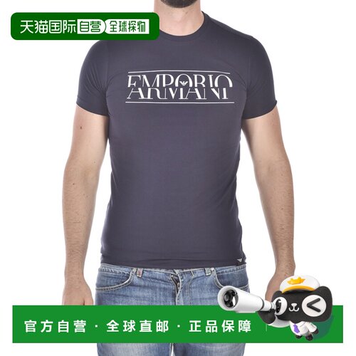 香港直邮Emporio Armani 徽标短袖T恤 3Z1T861J0AZ阿玛尼