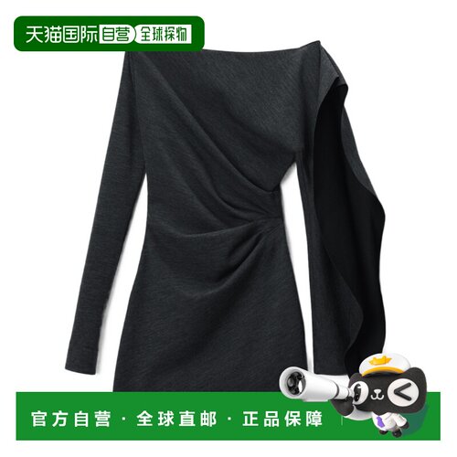 香港直邮Alexander Wang 女士 不对称垂褶长袖迷【付后1h可退】