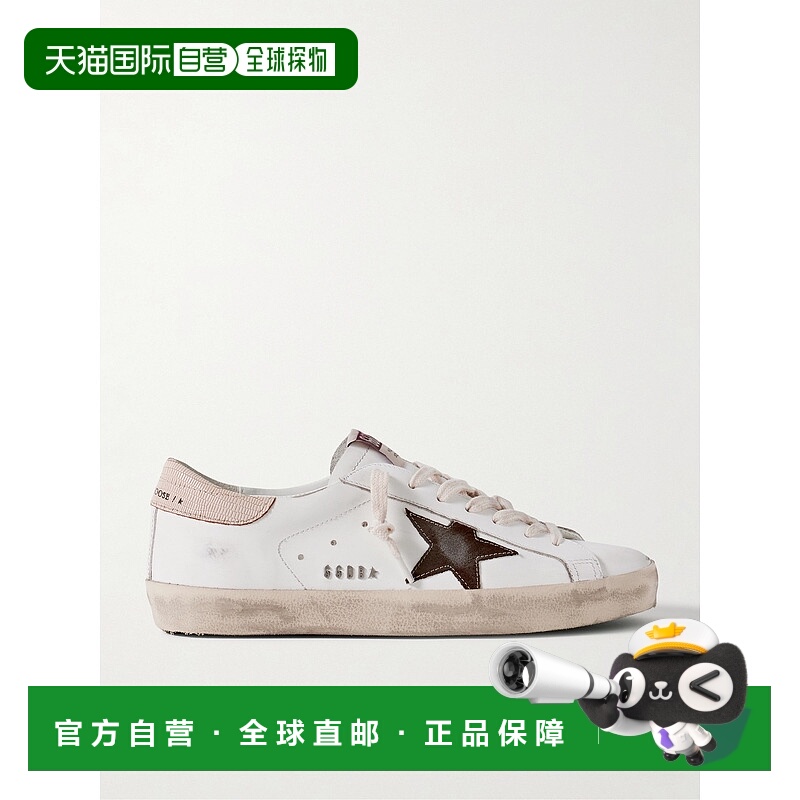 香港直邮GOLDEN GOOSE 男士 灰白色 Super-Star 运动鞋 GMF00101F