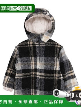 香港直邮Il Gufo 连帽格纹外套 GM403M3003