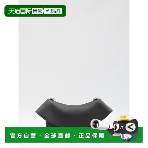 香港直邮LOEWE 女士单肩包 AP22P22X071100 AW2025 黑色 徽标单肩