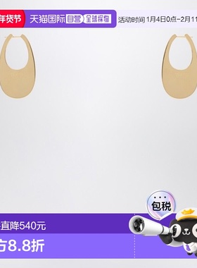 1h可退 香港直邮Coperni 女士 SWIPE 大号金色耳环 COPBI01725MET