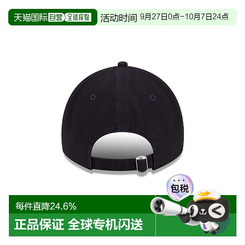 自营欧洲直邮NEW ERA 9TWENTY系列 男女通用黑色棉帽子