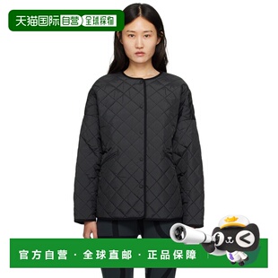 211177732200BLACK 黑色绗缝夹克 香港直邮toteme 女士