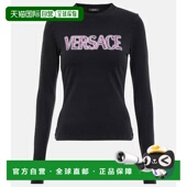 香港直邮versace 徽标长袖 范思哲 1h可退 女士 女神式 T恤 001180
