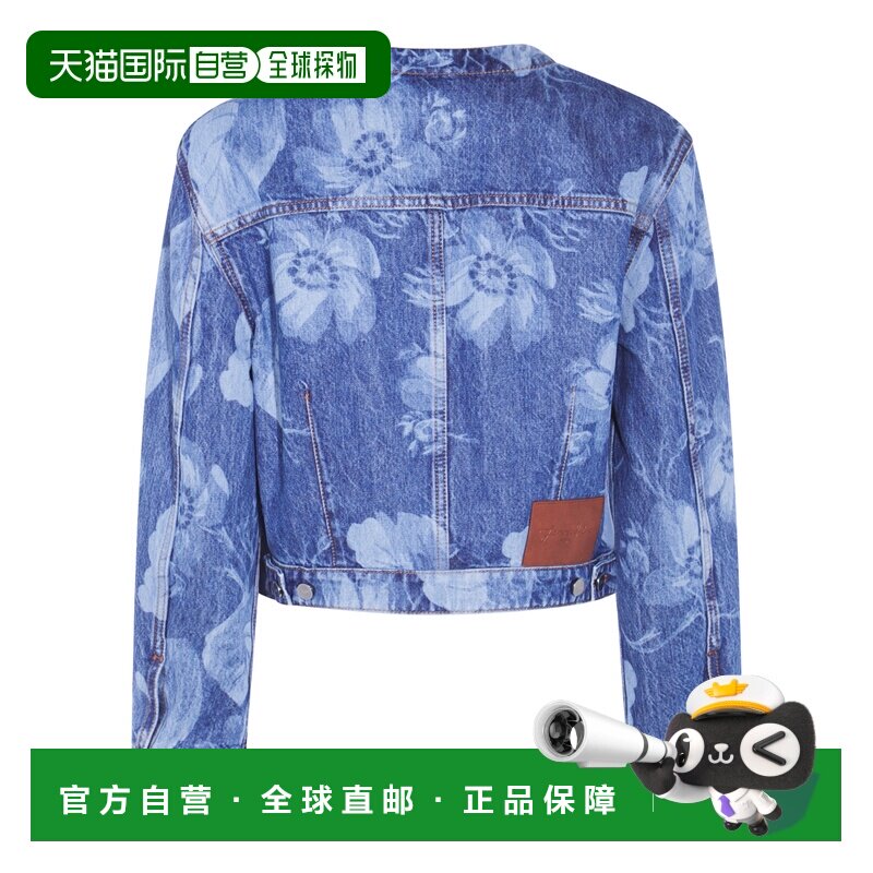 欧洲直邮FENDI 女士外套 FLF817ASMDF1SAT SS2025 深蓝色