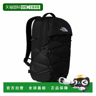 自营欧洲直邮The North Face北面 Borealis黑色尼龙防水背包男女