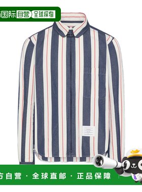 香港直邮Thom Browne 条纹长袖衬衫 MWL416AF1155