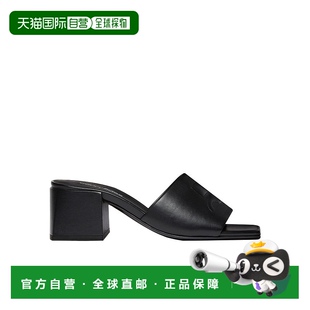 125SSD027AG0030新款 香港直邮Courreges 露趾高跟拖鞋