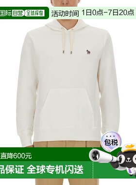 1h可退 香港直邮Paul Smith 男士 白色有机棉卫衣 M2R284SZT21116