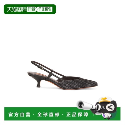 1h可退 香港直邮MISSONI 米索尼 女士 Fiona 波浪纹银线露跟高跟