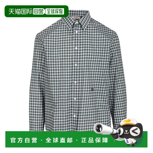 1h可退 香港直邮CELINE 男士衬衫 RC0AZ1393GDL5 CO 绿色 Shirts