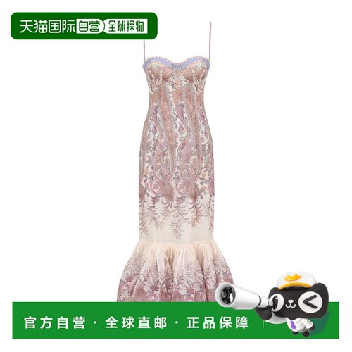 香港直邮Zimmermann Alchemy 礼服鱼尾裙连衣裙 3【付后1h可退】