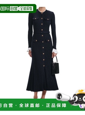 1h可退 香港直邮Self-Portrait 针织中长连衣裙 AW25016M