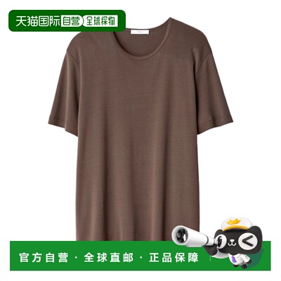 香港直邮LEMAIRE 男士T恤  TS0037LJ1016BR516 AW2026棕色短袖