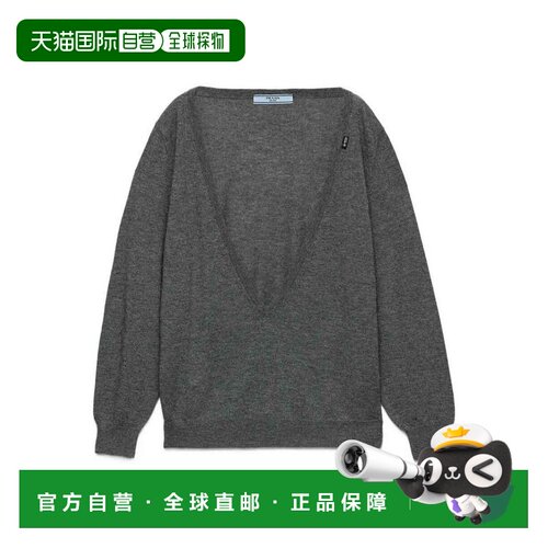 香港直邮PRADA 女士针织衫 P24C3G19VKSOOOF0480DARKGREY SS2026