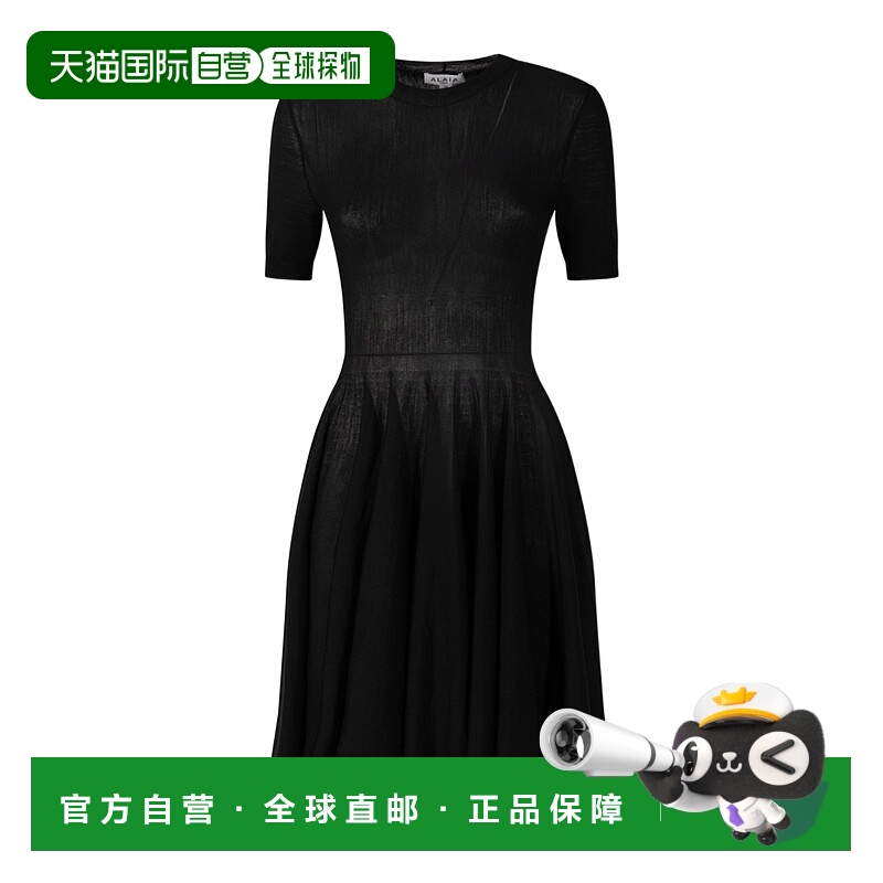 香港直邮Alaia 圆领连衣裙 AA9R2700M922B