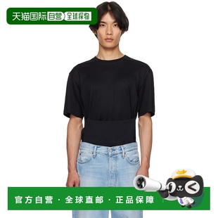男士 黑色 恤 香港直邮Mugler 25F3TS 穆勒 Corset 1h可退 Boxy
