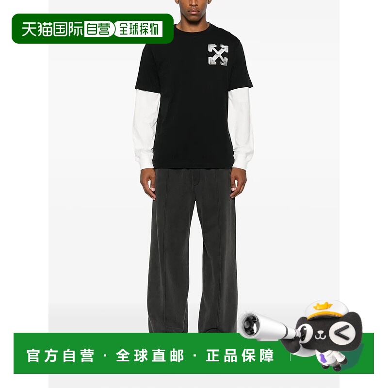 1h可退 欧洲直邮off-white 男士 上装T恤短袖