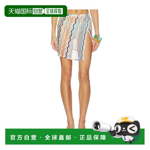 1h可退香港直邮MISSONI 米索尼 女士 迷你半身裙 MC25SH00a字裙