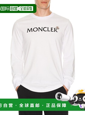 1h可退 香港直邮Moncler 盟可睐 男士 长袖T恤 L10918D0000989AYY