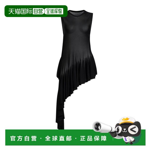 1h可退 香港直邮Alaia 不对称褶皱上衣 AA9H1483K177C