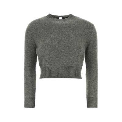 香港直邮Jil Sander 吉尔 桑达 女士 灰色羊毛混纺毛衣 J03GP0187