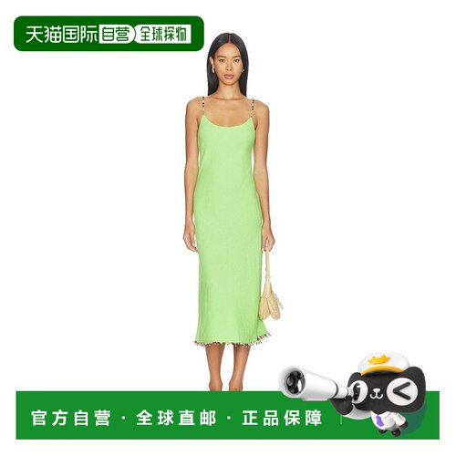 香港直邮Polo Ralph Lauren Polo 拉夫 劳伦 女士 亚麻圆领吊带连