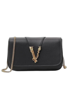 香港直邮Versace Virtus迷你搭扣单肩包 DBFH209D5VITK41OT范思哲