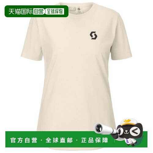 欧洲直邮SCOTT 女士户外T恤 9166375COTTONWHITE CO 米白色