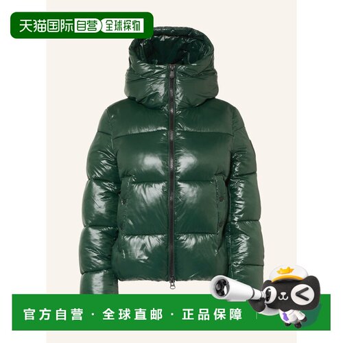 欧洲直邮SAVE THE DUCK 女士户外风衣 100283066616001 CO 墨绿色
