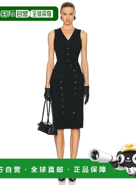 香港直邮Alaia 女士 背心连衣裙 AA9R13165T471 black黑色 舒适时