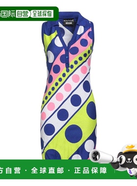 1h可退 香港直邮moschino 女士 紧身连衣裙 blue蓝色 舒适时尚